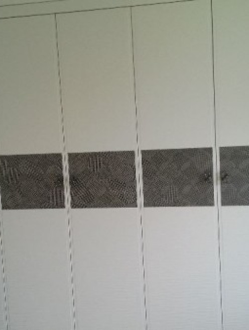 밀크화이트 도장에 곤죽 패턴